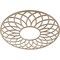 Ekena Millwork Cannes Wood Fretwork Pierced Ceiling Medallion, Hickory, 34"OD x 11 5/8"ID x 3/8"T CMWP34X34X0375CNHI - alternate 4